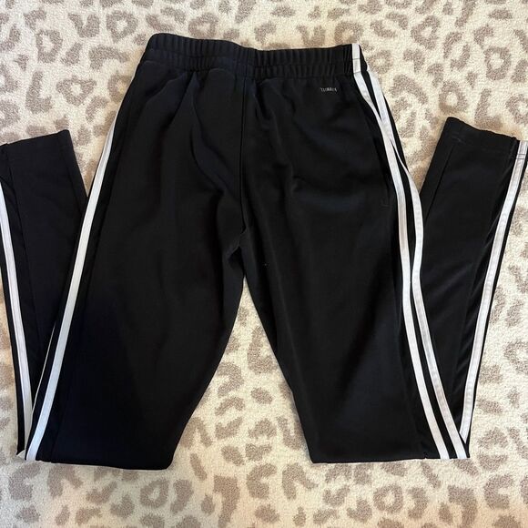 Adidas 3-Stripes Soccer Track Pants in Black Size XS - Picture 6 of 8